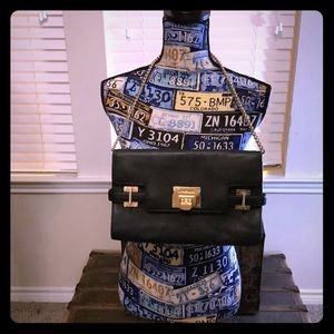 Michael Kors Dark Green Evening Bag